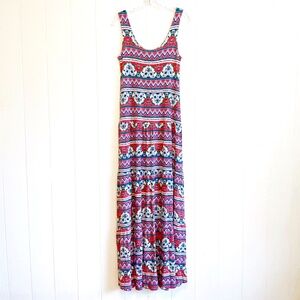 Lauren Moshi Graceland Tiered Maxi Dress in Vintage-Boho